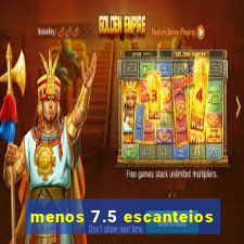 menos 7.5 escanteios